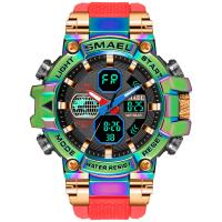 Heren polshorloge, Organisch glas, met TPU, Leven waterbestendig & mode sieraden & multifunctioneel & Japans uurwerk & voor de mens, meer kleuren voor de keuze, nikkel, lood en cadmium vrij, 55x17mm, Lengte Ca 14-23 cm, Verkocht door PC