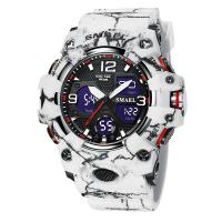 Heren polshorloge, Organisch glas, met TPU, Leven waterbestendig & mode sieraden & multifunctioneel & Japans uurwerk & voor de mens, meer kleuren voor de keuze, nikkel, lood en cadmium vrij, 55mm, Lengte Ca 21 cm, Verkocht door PC