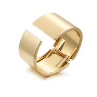 Lo zinco in lega Bangle Jewelry, lega in zinco, placcato, gioielli di moda & per la donna, nessuno, 59*49mm, Venduto da PC