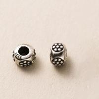 925 sterling ezüst gyöngy, 925 ezüst, divat ékszerek & DIY, nikkel, ólom és kadmium mentes, 5×3.5mm ,2.2mm, Által értékesített PC