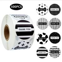 Papier van de sticker, Lijm+Sticker, Ronde, Afdrukken, met brief patroon, 38mm, 500pC's/spool, Verkocht door spool