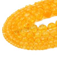 Natural Citrine Beads Round DIY yellow Sold Per Approx 38 cm Strand