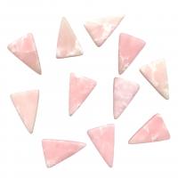 Perles turquoises, turquoise synthétique, triangle, DIY & semi-foré, rose, 14x20mm, 100PC/sac, Vendu par sac