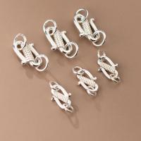 925 Sterling Silver connettori, 925 argento sterlina, lucido, DIY & formato differente per scelta, argento, Venduto da PC