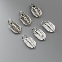 925 sidabro pakabukas, 925 Sterling Silver, Pasidaryk pats, daugiau spalvų pasirinkimas, 15x10x2mm, Pardavė PC