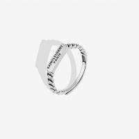 Sterling Silver smycken finger ring, 925 sterling silver, mode smycken & för kvinna, nickel, bly och kadmium gratis, Storlek:7, Säljs av PC