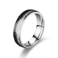 Stainless Steel Finger Ring 304 Stainless Steel fashion jewelry & Unisex 8mm Sold By PC