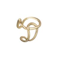 Pendiente de acero de titanio, Partículas de acero, chapado en oro de 14 K, Joyería & diferentes estilos para la opción & para mujer, dorado, 18mm, 2PCs/Grupo, Vendido por Grupo