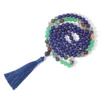 Faisean muince Fringe, Gemstone, le Corda Snaidhmthe, tassel, seanré & jewelry faisin & unisex, dathanna measctha, 8mm,85mm, Fad Thart 86 cm, Díolta De réir PC