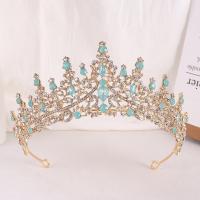 Bridal Tiaras Zinc Alloy fashion jewelry & for woman & with rhinestone nickel lead & cadmium free Inner Approx 150mm Sold By PC