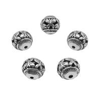 Sinkkiseos Spacer Helmet, antiikki hopea päällystetty, tee-se-itse, 11x10mm, Reikä:N. 1.5mm, N. 50PC/laukku, Myymät laukku