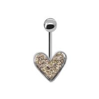 Rustfrit stål Belly Ring, 316L Stainless Steel, mode smykker & forskellige stilarter for valg, nikkel, bly & cadmium fri, 1.6u00d710mm, Solgt af PC