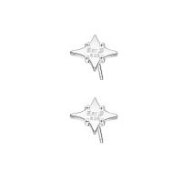 925 Sterling Silver Stud Earrings fashion jewelry & for woman nickel lead & cadmium free Sold By Pair