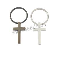 Titanium Staal Key Sluiting, plated, mode sieraden, meer kleuren voor de keuze, 17x54mm, Verkocht door PC