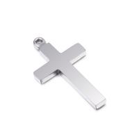 Nerezová ocel Cross Přívěsky, 304 Stainless Steel, Kříž, DIY, více barev na výběr, 20x35mm, Prodáno By PC