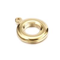 Stainless Steel Pendants 304 Stainless Steel Round Vacuum Ion Plating DIY Sold By PC