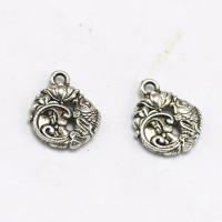 Zinc Alloy Pendants antique silver color plated vintage & DIY nickel lead & cadmium free Approx Sold By Bag