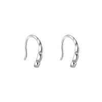 925 Sterling Silver Hook Earwire, 925 de prata esterlina, joias de moda & para mulher, níquel, chumbo e cádmio livre, 15mm, vendido por par