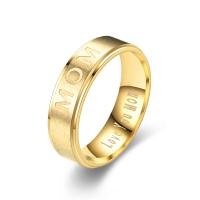 Anillo de dedo de acero inoxidable, acero inoxidable 304, Joyería & diverso tamaño para la opción, más colores para la opción, libre de níquel, plomo & cadmio, Vendido por UD