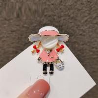 Zinc Alloy Brooches fashion jewelry & for woman nickel lead & cadmium free Sold By PC