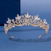 Bridal Tiaras Zinc Alloy fashion jewelry & for woman & with rhinestone nickel lead & cadmium free Sold By PC