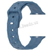 Cintura dell'orologio, silicone, Regolabile & per orologio di apple & unisex & formato differente per scelta, nessuno, Lunghezza 128 mm, 100 mm, Venduto da PC