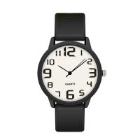 Orologio unisex, silicone, with vetro & 304 acciaio inox & lega in zinco, Cerchio, placcato, gioielli di moda & movimento cinese, nessuno, 38x8mm, Lunghezza Appross. 240 mm, Venduto da PC