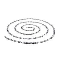 Ruostumaton teräs Nekclace Chain, 304 Stainless Steel, tee-se-itse, 5mm, Pituus 5 m, Myymät PC