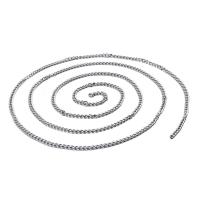 Stainless Steel Nekclace Chain, 304 roestvrij staal, DIY, 4.50mm, Lengte 5 m, Verkocht door PC