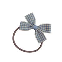 Wire Bun Bow, Éadach, Bowknot, jewelry faisin & do leanaí, gorm, 60mm, Díolta De réir PC