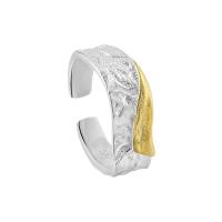 Sterling Silver smycken finger ring, 925 Sterling Silver, plated, mode smycken & Unisex, silver, Storlek:16, Säljs av Par