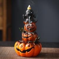 Palnik kadzidełkowy z porcelany, Żywica syntetyczna, Ręcznie robione, Halloween Design & do domu i biura & Zrównoważonego, 230x140x130mm, sprzedane przez PC