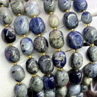 Koraliki sodalite, Sodalit, Bryłki, DIY, niebieski, 10x15mm, sprzedawane na około 39 cm Strand