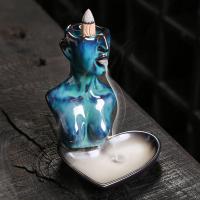 Backflow Incense Burner Porcelain half handmade for home and office & durable Sold By PC