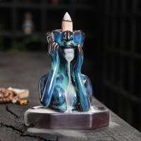 Backflow Incense Burner Porcelain half handmade for home and office & durable Sold By PC