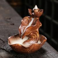 Backflow Incense Burner Porcelain half handmade for home and office & durable Sold By PC