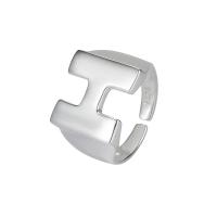 Sterling Silver Jewelry Finger Ring, 925 argento sterlina, placcato, gioielli di moda & per la donna, argento, Misura:13, Venduto da PC