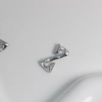 Zink Alloy S Lås, silver pläterad, DIY, nickel, bly och kadmium gratis, 11x19.60x3.50mm, Säljs av PC