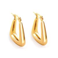 Stainless Steel Lever Back Earring 304 Stainless Steel Vacuum Ion Plating fashion jewelry & for woman Sold By Pair