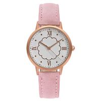 Reloj de Pulsera de Mujeres, Cuero de PU, con Vidrio & acero inoxidable 304 & aleación de zinc, Esférico, chapado en color rosa dorada, Joyería & movimiento chino & para mujer, más colores para la opción, 34x8mm, longitud aproximado 236 mm, Vendido por UD