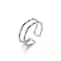 Mässing Finger Ring, plated, mode smycken & Unisex, silver, Säljs av PC