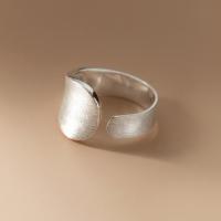 Mässing Finger Ring, plated, mode smycken & Unisex, silver, Säljs av PC