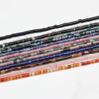 Gemstone Jewelry Beads Column polished DIY Sold By Strand