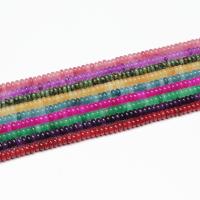 Edelsteen Sieraden Kralen, Abacus, gepolijst, DIY & verschillende materialen voor de keuze, 2x4mm, 155pC's/Strand, Verkocht door Strand