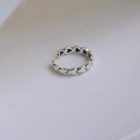 Brass Finger Ring silver color plated fashion jewelry & for woman nickel lead & cadmium free 17mm Sold By PC