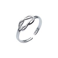 Brass Finger Ring silver color plated fashion jewelry & for woman nickel lead & cadmium free 17mm Sold By PC