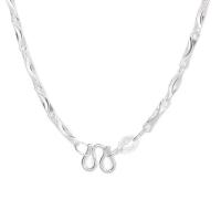 925 Sterling Silver Necklaces 99.9% Sterling Silver fashion jewelry & Unisex silver color Sold By PC