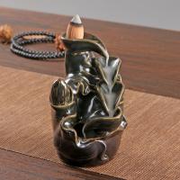 Backflow Incense Burner Porcelain handmade for home and office & durable Sold By PC