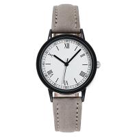 Reloj de Pulsera de Mujeres, Cuero de PU, con acero inoxidable 304 & aleación de zinc, Esférico, chapado en color plomo negro, Joyería & movimiento chino & para mujer, más colores para la opción, 34x9mm, longitud aproximado 240 mm, Vendido por UD