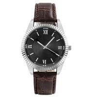 Hommes montre-bracelet, cuir PU, avec Acier inoxydable 304 & alliage de zinc, Rond, bijoux de mode & mouvement chinoise & pour homme, plus de couleurs à choisir, 40x10mm, Longueur Environ 250 mm, Vendu par PC